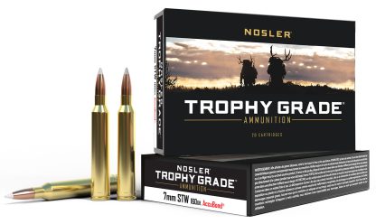 Nosler 60047 Trophy Grade  7mmSTW 160gr Nosler AccuBond 20 Per Box/10 Case