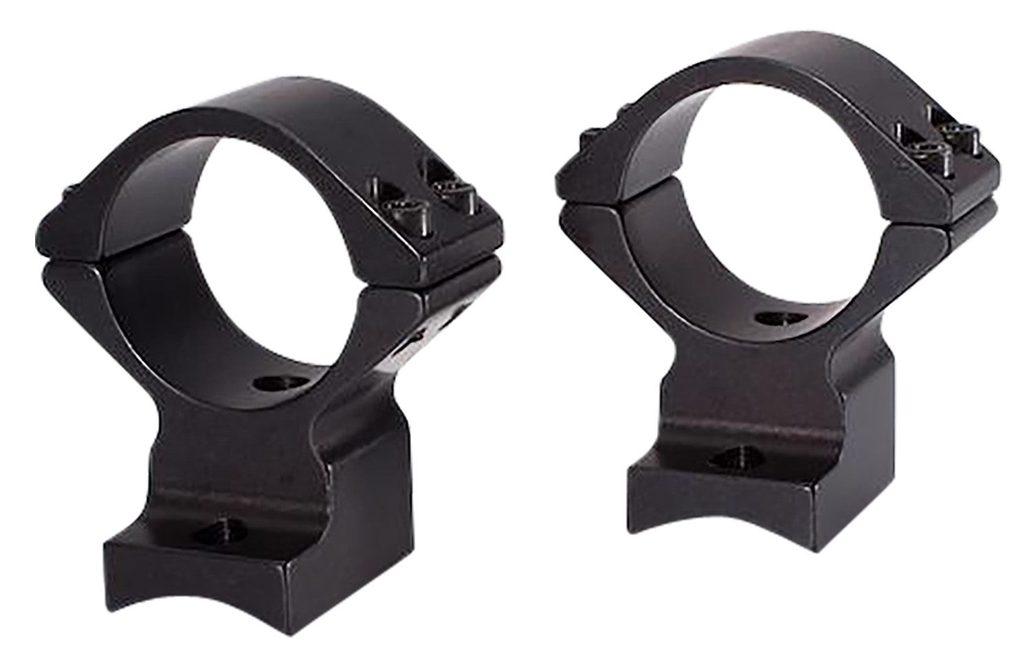 Talley 74X725 Scope Mount/Ring Combo Extended Black Anodized 30mm Tube Savage Round Receiver with AccuTrigger (110 Series/A17/A22) Medium Rings