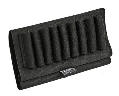 Blackhawk 74SH00BK Buttstock Shell Holder  Black Nylon 9rd Rifle