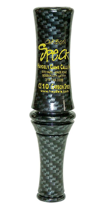 Haydel's Game Calls CS10 Carbon Speck  Open Call Single Reed Specklebelly Sounds Attracts Geese Black Carbon