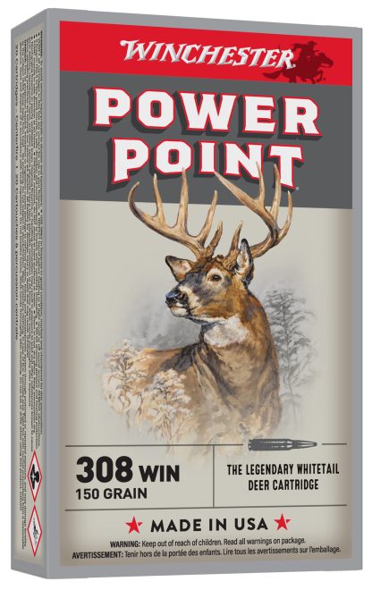 Winchester Ammo X3085 Power-Point 308Win 150gr 20 Per Box/10 Case
