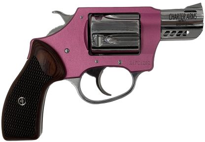 CHARTER ARMS COYOTE 380ACP PINK/SS 2" 5RD