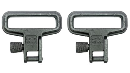 GrovTec US Inc GTSW05 Mil-Force  Swivel Set Rifle 1.25" Black Zinc Phosphate Steel