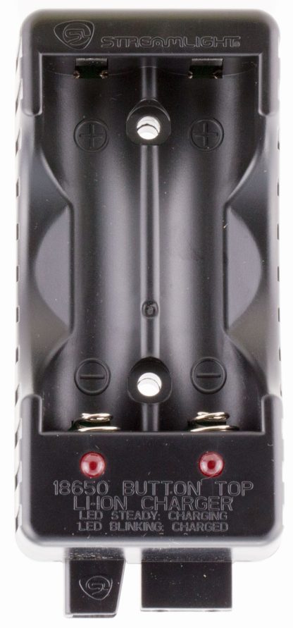 Streamlight 22100 Battery Charger Dual Channel Black 18650 Li-ion Rechargeable Battery