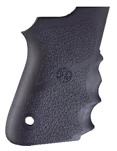 Hogue 69000 Rubber Grip  Black Rubber with Finger Grooves for S&W 6906, Shorty 40, 4013 TSW