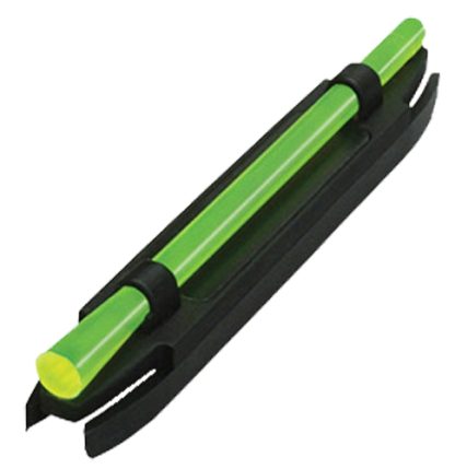 HiViz M200 M-Series Magnetic Front Sight  Black | Green with Red Center Fiber Optic Front Sight