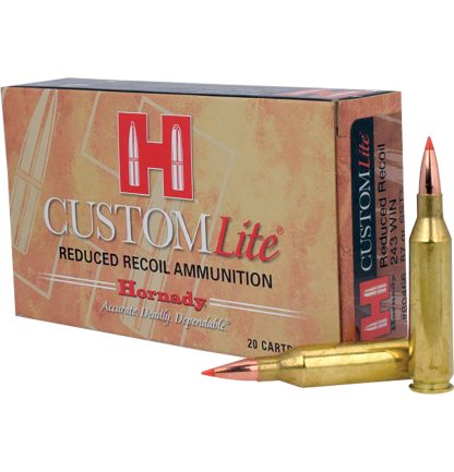Hornady 80466 Custom Lite  243Win 87gr Super Shock Tip 20 Per Box/10 Case