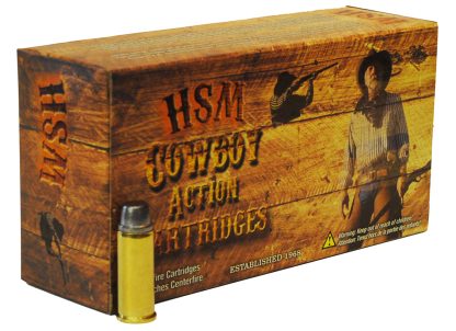 HSM 44S5N Cowboy Action  44 S&W Spl 200 gr Round Nose Flat Point 50 Per Box/ 10 Case