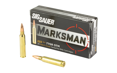 SIG AMMO 223REM 77GR OTM 20/500