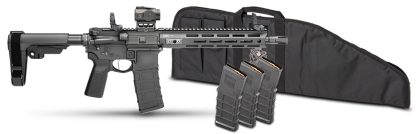 Springfield Armory STV9115556BPV2PAC SAINT Victor V2 Gear Pac 5.56 NATO 30+1 11.50" Black Melonite Barrel, M-LOK Handguard, Black Hardcoat Anodize Aluminum Receiver w/Picatinny Rail, Black Polymer SB