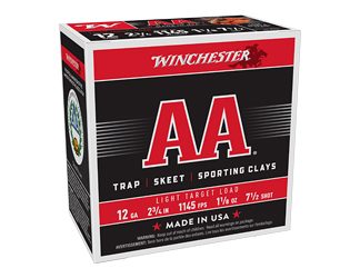 WIN AA TRGT 12GA 2.75" #8 25/250