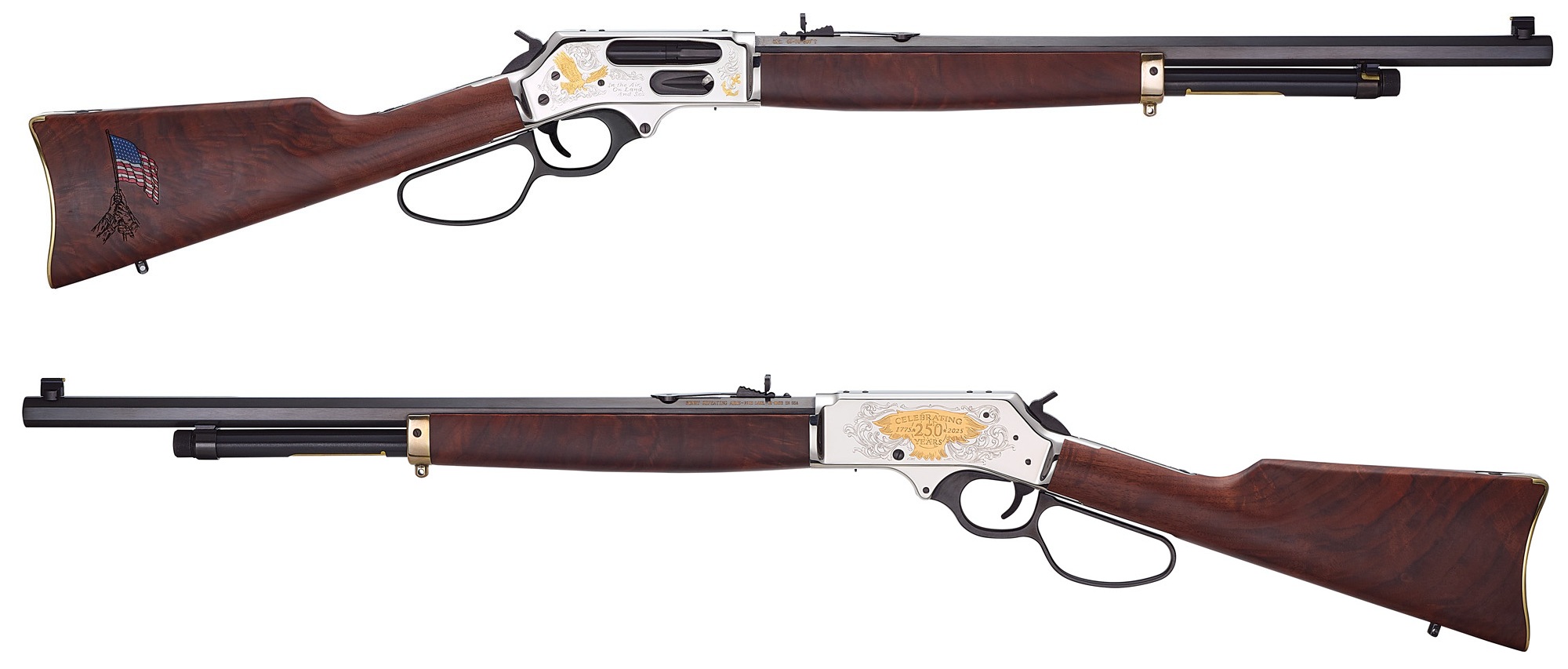 HENRY REPEATING ARMS H10 USMC 45-70 250YR 22"