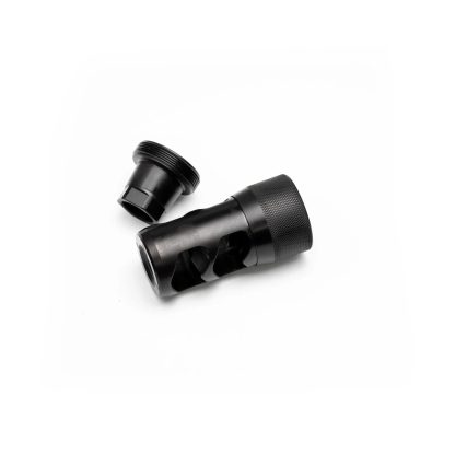 Area 419 Hellfire 2P-Self Timing Muzzle Brake w/ Adapter 6.5mm/30cal 5/8-24