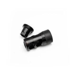 Area 419 Hellfire 2P-Self Timing Muzzle Brake w/ Adapter 9mm 5/8-24