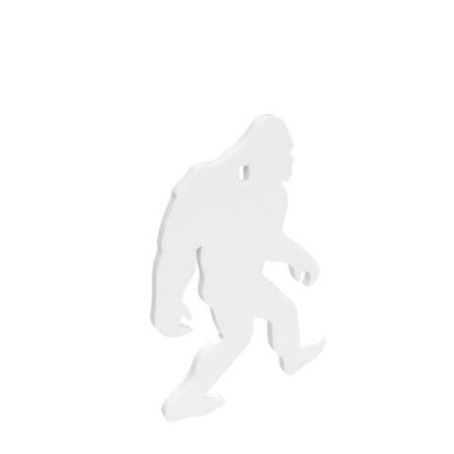 Birchwood Casey AR500 3/8" Steel 1 Hole Animal Silhouette Target - Yeti 1/ct