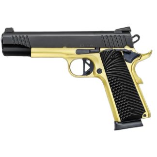 Chiappa 1911 Superior Handgun .45 ACP 8rd Magazines (2) 5" Barrel Black and Gold