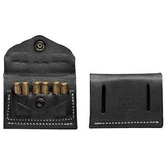 DeSantis 2x2x2 Cartridge Pouch for Most .38/.357 Cal Black Ambi