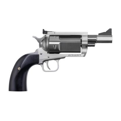 Magnum Research Exclusive BFR Rolling Thunder Handgun .45-70 Gov't 5rd Capacity 3" Barrel Silver with Black Grips