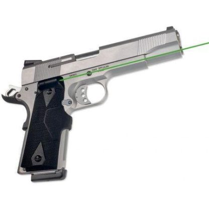 Crimson Trace Semi-Automatic Lasergrip - 1911 Gov't/Commander Front Activation Green Laser