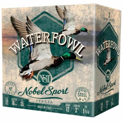 Noble Target Steel Waterfowl Shotshells 12 ga 2-3/4" 1 oz 1280 fps #7 250/ct Case