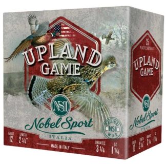 Nobel Sport Upland Game Shotshells 12 ga 2-3/4" 1-1/4 oz 1220 fps #7.5 25/ct