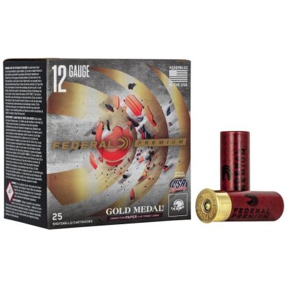 Federal Gold Medal Grand Paper Shotshells 12 ga 2-3/4" 1oz 1290 fps #7.5 25/ct