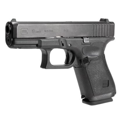 Hogue Wrapter Rubber Adhesive Grip for Glock Gen 5 Models 19 19MOS 44 - Black