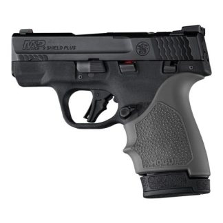 Hogue HandAll Beaver Tail Handgun Grip Sleeve S&W M&P 9 Shield Plus Slate Grey