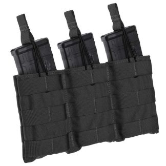 TacShield Triple Speed Load Rifle Molle Pouch-Black