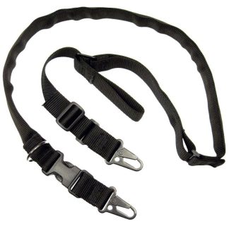 TacShield Warrior 2n1 Sling with HK Snap Hook 1.25" Black