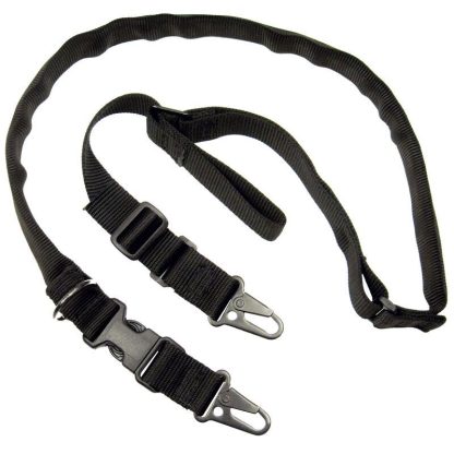 TacShield Warrior 2n1 Sling with HK Snap Hook 1.25" Black