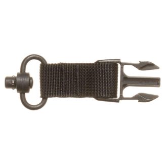 TacShield Side Release Buckle Attachment for QD Push Button Black