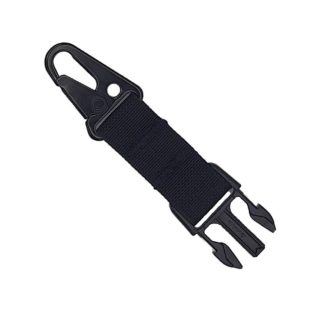 TacShield Sling Attachment Side Release Buckle Attachment for HK Snap Hook Black