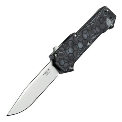 Hogue Compound OTF Automatic Knife 3-1/2" Clip Point Blade G-Mascus Black