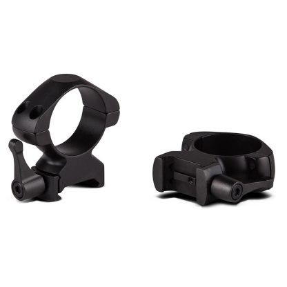 Konus 2-Piece Steel Riflescope Rings With Quick Release Lever 30mm High Matte Black