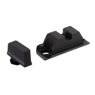 Ameriglo Optic Compatible Sight Set for Glock Gen 5 A-Cut .240" Front Black