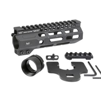 Midwest Industries Combat Rail One Piece Free Float M-LOK Handguard 6" Black