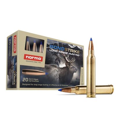 Norma BondStrike Rifle Ammunition 7mm Rem Mag 165gr PT 2986 fps 20/ct