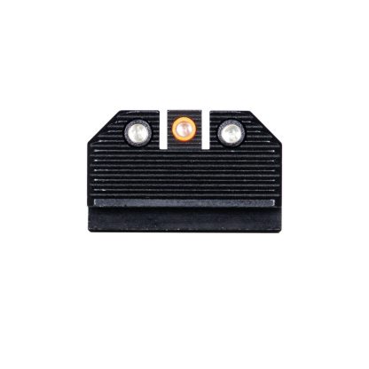 Night Fision Optics Ready Stealth Night Sight Set Orange Front Black Rear for Glock 43x MOS