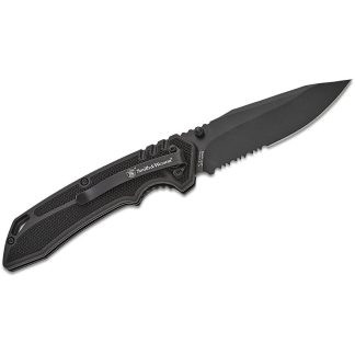 Smith & Wesson Special Ops Folding Knife 3.5" Clip Point Blade Black