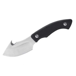 ABKT Elite Grunt Fixed Knife 3" Guthook Blade Black