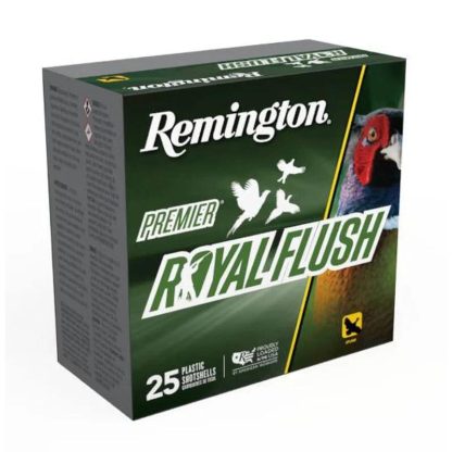 Remington Premier Royal Flush Shotshells 12ga 2-3/4" 1-1/4oz 1550 fps #6 25/ct