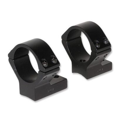 Talley Lightweight Alloy Scope Mounts - Black Anodized - 30mm - Low Weatherby Accumark-Magnum & Mark V (9 LUG)