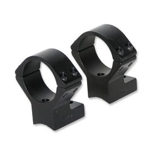 Talley Lightweight Alloy Scope Mounts - Black Anodized - 30mm - High Savage w/Accutrigger Stevens 200 Stiller Predator TC Venture Ruger American