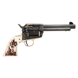 Taylors & Company 1873 Stag Grip Handgun .357 Mag/.38 Spl 6rd Capacity 5.5" Blued Barrel Stag Grip Case Hardened