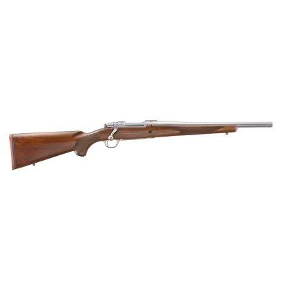 Ruger Hawkeye Hunter Rifle .308 Win 4rd Magazine 16.6" 5/8x24 Threaded Barrel Walnut Stainless Steel