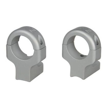 DNZ  Game Reaper 2     2-Piece Ringmount (2 screws) - 1" High Silver Fits Howa 1500 Mossberg 100ATR 4X4 MVP Weatherby Vanguard Remington 7007217227