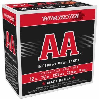 Winchester AA International Target Shotshells 12ga 2-3/4" 7/8oz 1325 fps #9 25/ct