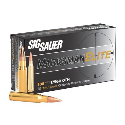 Sig Sauer Elite Match Rifle Ammunition .308 Win 175gr OTM 20/ct