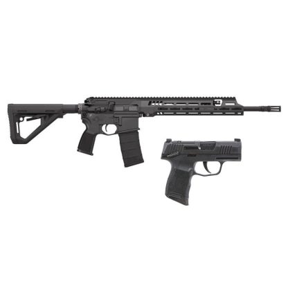 Sig Sauer SIG516 G3 Freedom Package 5.56mm 10rd Magazine(1) 16" Threaded Barrel w/P365 9mm Luger OR 10rd Magazine(2) 3.1" Barrel